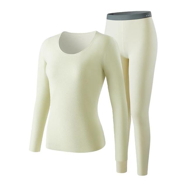 大嘴猴 保暖内衣男士加厚加绒女士秋衣秋裤套装德绒