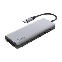 贝尔金 扩展坞7合1macbookpro typec拓展坞转换器usb多接口