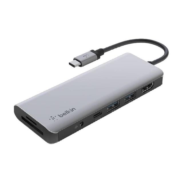 贝尔金 扩展坞7合1macbookpro typec拓展坞转换器usb多接口