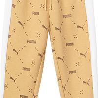 PUMA/彪马 男女中大童针织长裤儿童拼接时尚休闲运动长裤子童装
