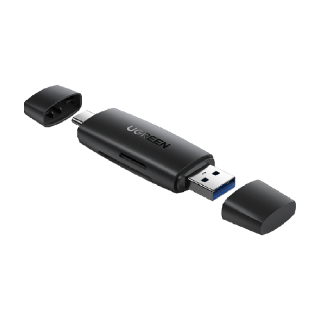 绿联 读卡器相机sd卡tf卡二合一万能usb3.0高速读取转换器行车记录