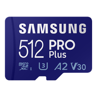 SAMSUNG 三星 TF内存卡手机行车记录仪无人机监控摄像头microSD任天堂Switc存储卡 512GB蓝卡