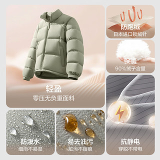 YANXUAN/网易严选90鲜绒超蓬羽绒服面包服石墨烯保暖轻量无氟三防抗菌防泼水 A款-无月黑 L 纯色 立领 150-199g 90%及以上 标准型 涤纶(聚酯纤维)100% 鸭绒 青年  加厚 中长款 休闲风