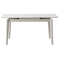 QuanU/全友家居 餐桌现代简约岩板餐桌可伸缩多功能餐桌 1.6米功能餐桌A 长方形 现代风 岩板 浅灰|1.6m单功能餐桌