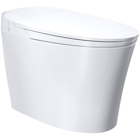 恒洁(HEGII)智能马桶一体机虹吸式不限水压带水箱离座自动冲 轻智能坐便器 零压劲冲+一级水效 E1-HQ608 305坑距(适用300-390mm)