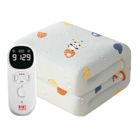 彩虹（RAINBOW） 电热毯双人双控电褥子(1.2/1.5/1.8m)多重自动断电保护排潮除湿 可水洗 除菌定时 长2.0米宽1.8米