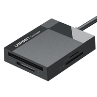 UGREEN 绿联 CR125 SD/TF/CF/MS读卡器 黑色