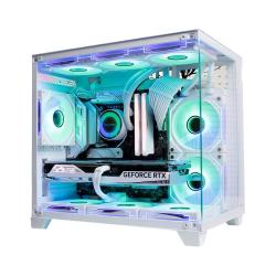 航嘉 S920 暴风雪 MATX机箱 侧透