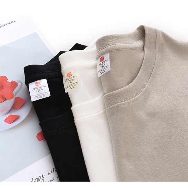 mzwz 圆领长袖t恤男打底衫 白色（短袖） XL （125-140斤）