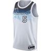 耐克 NIKE/森林狼队NBA安东尼·爱德华兹男子速干球衣夏FQ4350 100白 4XL