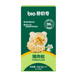 碧欧奇 原生高锌高蛋白质猪肉松 无添加盐糖 儿童拌饭拌面料 35g