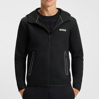 HUGO BOSS 男款连帽拉链外套 休闲时尚春秋新款