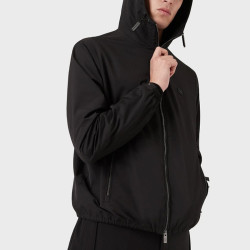 EMPORIO ARMANI 男款连帽拉链夹克 春季休闲时尚外套