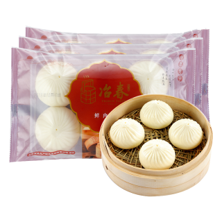 冶春食品 鲜肉包300g*3包18只扬州面点生鲜家庭装夜宵儿童早餐速冻半成品