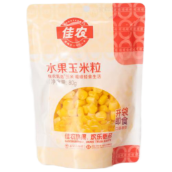 佳农 东北水果甜玉米粒80g*3包带勺子