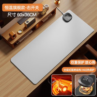 访客 Visitor 加热鼠标垫 办公室学习定时恒温 月光灰 60*36