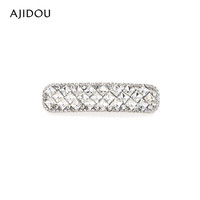 阿吉豆 发饰 精致发夹 大鸭嘴夹 简约时尚侧边夹