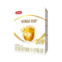 金领冠 伊利奶粉育护2段较大婴儿二段奶粉400g盒