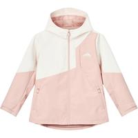 鸿星尔克（ERKE）童装男童三防科技外套风衣25年女童春季防风外套 沉静粉 140