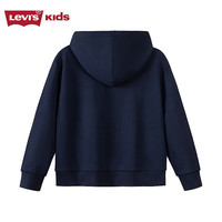 Levi's【马年过年衣服】李维斯儿童卫衣长袖2026年男女童红色 深靛蓝 140 /68 【身高128-140cm】
