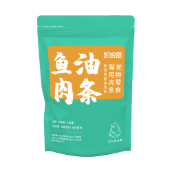 凯锐思 Ω-3鱼油猫条猫零食猫罐头 成幼猫湿粮混合口味80g（10g*8支）