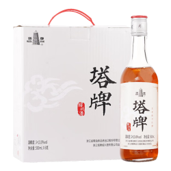 塔牌 黄酒五年陈元红酒500ml*6瓶绍兴酒手工冬酿糯米酒箱装
