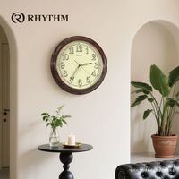 丽声 日本静音家用客厅会议室书房大挂钟简约创意时钟挂墙
