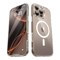 亿色【Ai按键支点壳】适用iphone16promax手机壳苹果16pro保护壳Magsafe磁吸充电镜头支架防摔高端 送钢化膜丨MagSafe磁吸 iphone 16 pro max