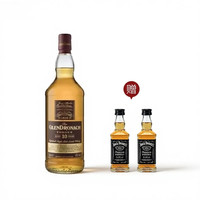 The GlenDronach 10年Forgue单一麦芽苏格兰威士忌 43%vol 1000ml+赠 杰克丹尼威士忌 50ml*2