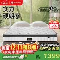 梦神 乳胶床垫 黄麻独袋装弹簧床垫椰棕床垫席梦思1.8*2米 伯勒芙 追梦舒睡22cm软硬两用+高性价比 1800mm*2000mm