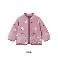 保暖服饰：英氏 女童秋冬保暖加绒外套