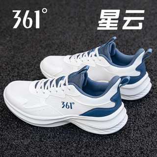 361° 2025秋冬减震跑步鞋 男款 42码 黑灰
