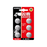 sonluk 双鹿 CR2016 纽扣电池 3V 6粒装
