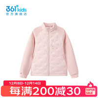 361°童装女童轻薄羽绒服 粉画笔 150 涤纶(聚酯纤维)100% 鸭绒 女款