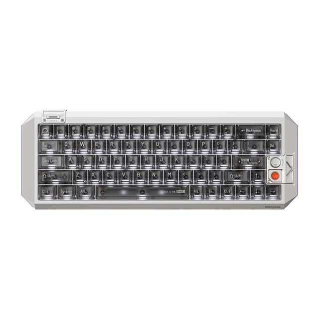MelGeek Centauri奇点 磁轴键盘 反斗万磁王白轴 RGB