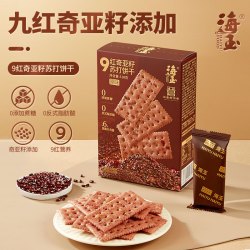 海玉 九红奇亚籽苏打饼干 120g 原味