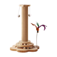 HELLOJOY猫抓柱剑麻猫抓板猫玩具耐抓耐磨不掉屑猫爬架立式自嗨解闷用品 国产