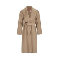 限尺码：Max Mara MAXMARA 女士气质系带长款大衣