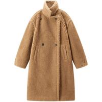 太平鸟 【直筒大衣】直筒无弹优雅气质口袋女大衣