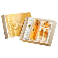 欧莱雅小蜜罐洁面精粹水礼盒护肤品套装补水保湿抗皱圣诞