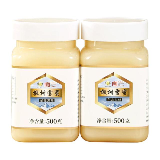 鲍记 东北黑蜂椴树雪蜜 1kg