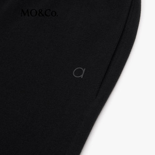  MO&Co./摩安珂 双面绒 女士运动裤  XS /155 黑色