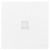 罗格朗开关插座面板家用86型画采陶瓷白暗装usb一开双控5孔多孔电源插座 电话插座