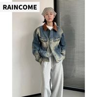  RAINCOME 复古 牛仔衣夹克