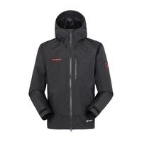 MAMMUT 防水防风透气冲锋衣 Ayako Pro 2.0红标连帽拉链长袖   黑色 L