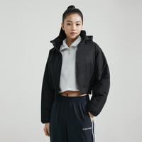 Calvin Klein CK运动秋季女士可收纳连帽短款潮流户外跑步休闲运动外套