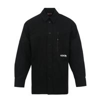 KENZO 字母徽标棉质宽松男士衬衫衬衣