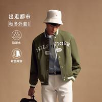 TOMMY HILFIGER 汤米·希尔费格男女双面穿棒球领飞行员夹克