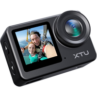 骁途S6运动相机4K超级防抖摩托车行车记录仪户外钓鱼自行车Vlog运动摄像机 自行车续航套餐 128G内存卡