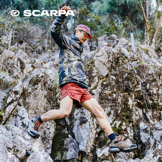 SCARPA户外鞋莫林PRO男款GTX防水防滑耐磨徒步登山鞋 63055化石棕 44N